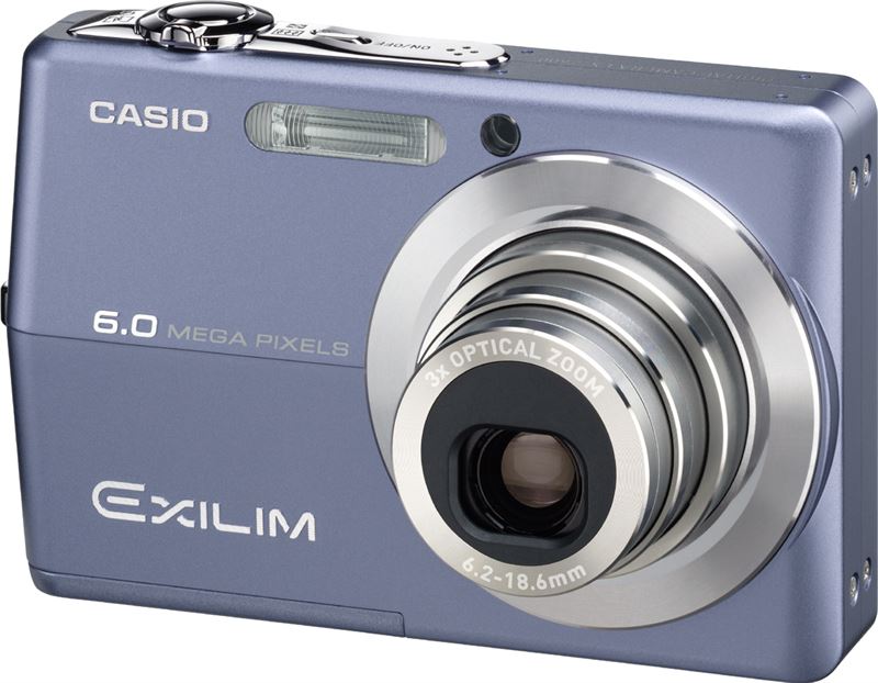 Casio Exilim Zoom EX-Z600 blauw