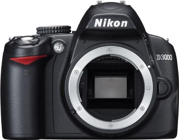 Nikon D3000 zwart