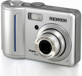 Samsung Digimax S600 zilver