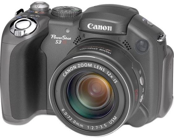 Canon PowerShot S3 IS zwart