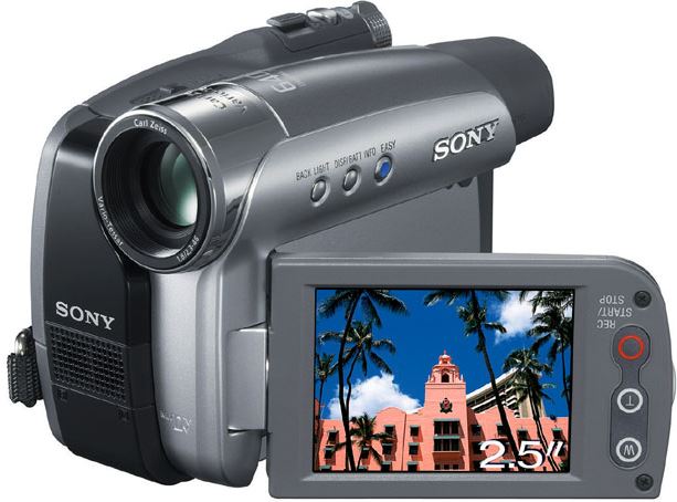 Sony DCR-HC23 zilver, zwart