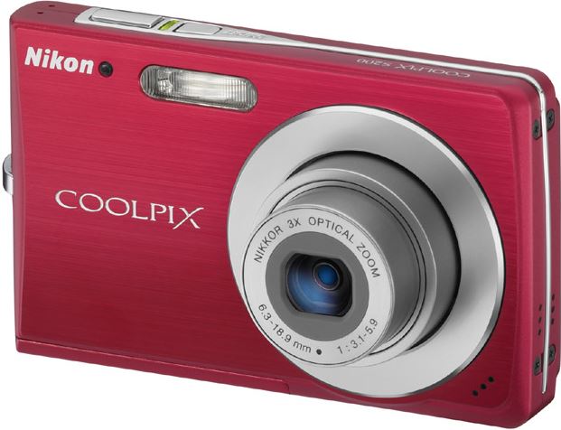 Nikon Coolpix S200 rood