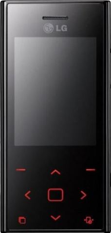 LG LG BL20 newchocolate (6,1 cm (2,4 inch) TFT-touchscreen, 5 megapixel camera) rood/zwart, rood/zwart zwart