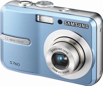 Samsung S760 blauw, bruin