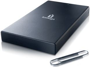 Iomega 160GB Hi–Speed USB/FireWire Black Series Portable Hard Drive