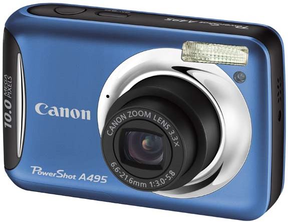 Canon PowerShot A495 blauw