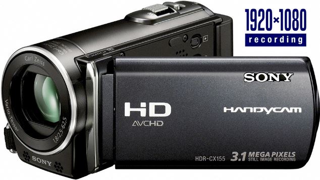 Sony HDR-CX155EB zwart