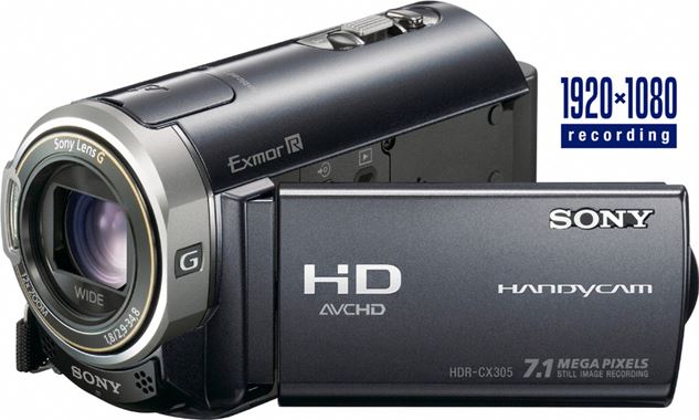 Sony HDR-CX305E zwart
