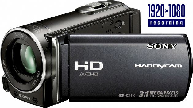 Sony HDR-CX116EB zwart