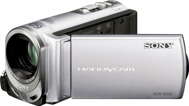 Sony DCR-SX34E zilver