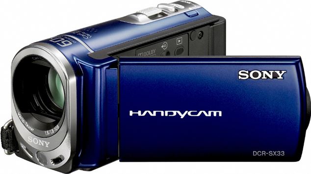 Sony DCR-SX33E blauw