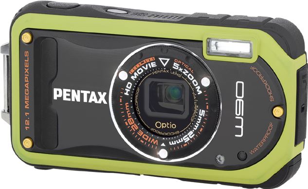 Pentax Optio W90 groen