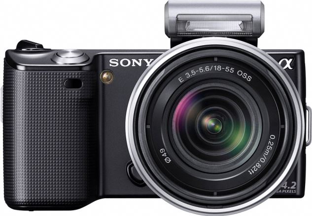 Sony α NEX-5 + E 18-55mm zwart