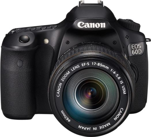 Canon EOS 60D + EF-S 17-85mm + EF 70-300mm zwart