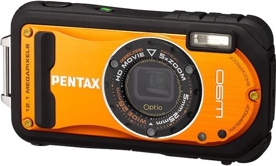 Pentax Optio W90 oranje