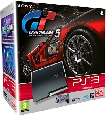 Sony PlayStation3 320GB + Gran Turismo 5 320GB