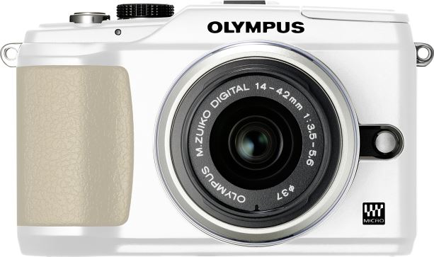 Olympus E-PL2 14-42mm wit, zilver
