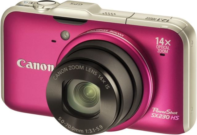 Canon PowerShot SX230 HS roze