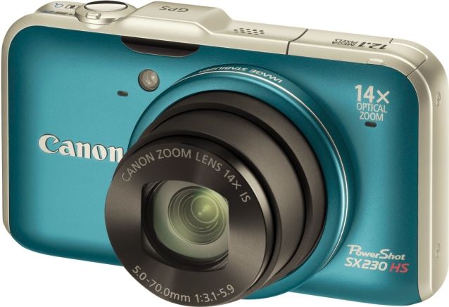 Canon PowerShot SX230 HS blauw