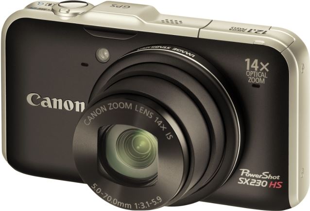 Canon PowerShot SX230 HS zwart