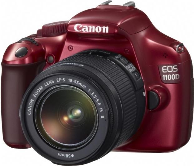 Canon EOS 1100D + EF-S 18-55mm rood