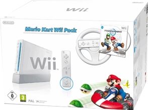 Nintendo Wii Mario Kart Pack wit