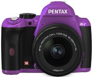 Pentax K-R en 18-55mm paars