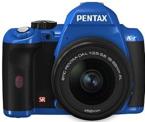 Pentax K-R en 18-55mm blauw