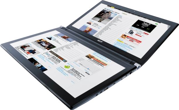 Acer Iconia Tab Dual Screen 14 inch 14 inch / zwart / 4 GB