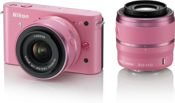 Nikon 1 J1 roze