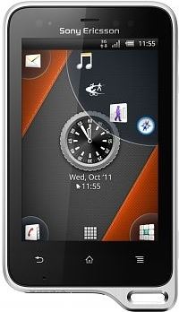 Sony Ericsson Xperia Active zwart, wit