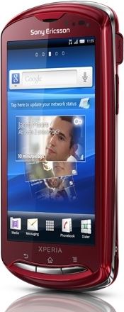 Sony Ericsson Xperia pro 1 GB / rood