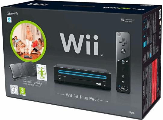Nintendo Wii Fit Plus Pack zwart / Wii Fit Plus, Wii Sports