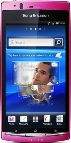 Sony Ericsson Xperia arc S roze