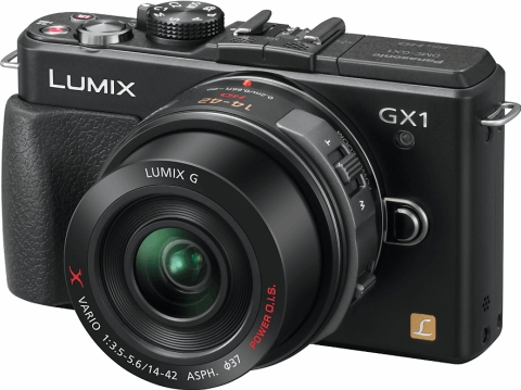 Panasonic Lumix DMC-GX1 + G VARIO 14-42mm zwart