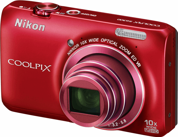 Nikon COOLPIX S6300 rood