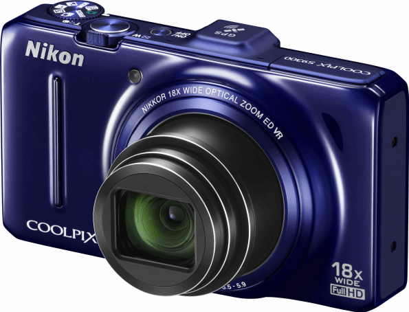 Nikon CoolPix S9300 blauw