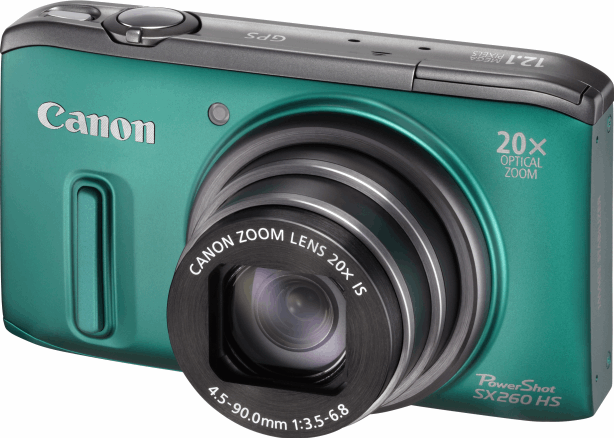 Canon PowerShot SX260 HS groen