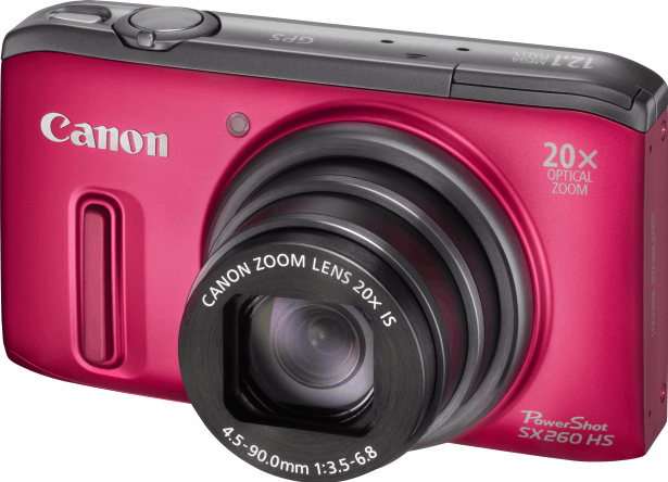 Canon PowerShot SX260 HS rood