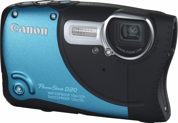 Canon PowerShot D20 blauw