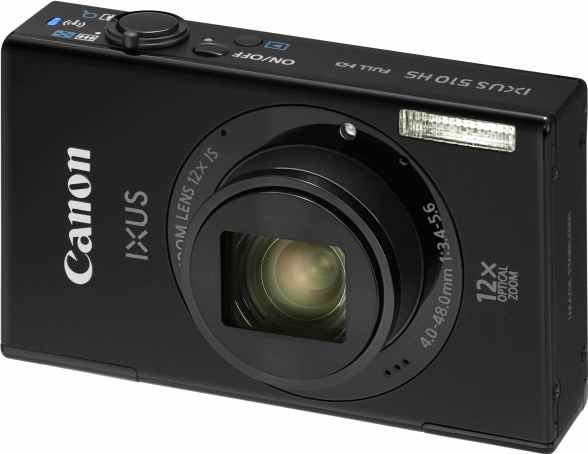 Canon Digital IXUS 510 HS zwart