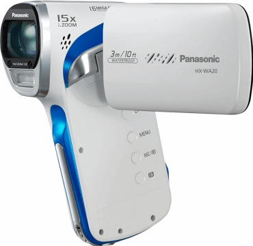 Panasonic HX-WA20 blauw, wit