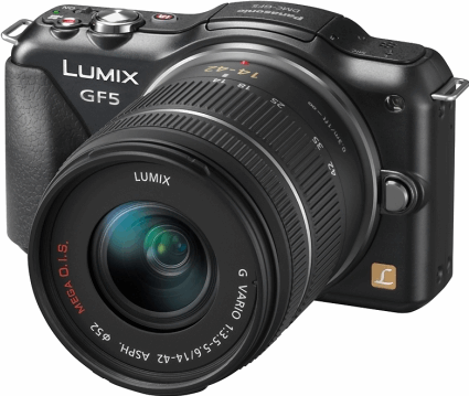 Panasonic Lumix G DMC-GF5K 14-42mm Mega O.I.S. zwart