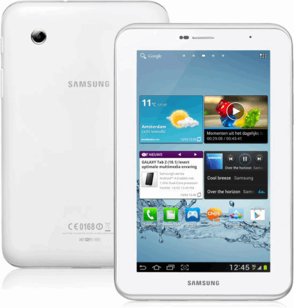 Samsung Galaxy Tab 2 P3100 8GB 7 inch / wit / 8 GB