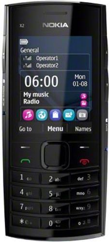 Nokia X2-02 blauw / (dualsim)