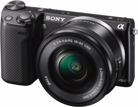 Sony α NEX-5 + E 16-50mm zwart