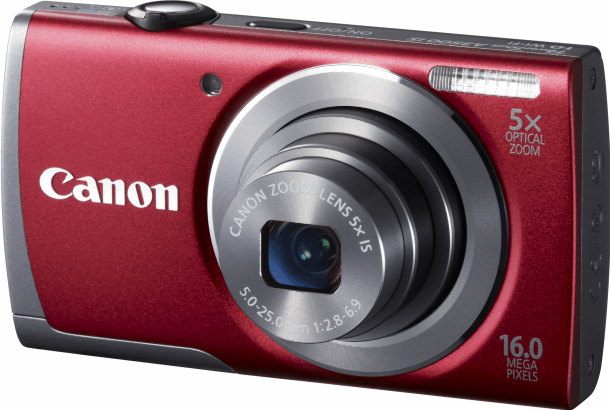 Canon PowerShot A3500 IS rood