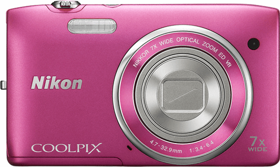 Nikon COOLPIX S3500 roze