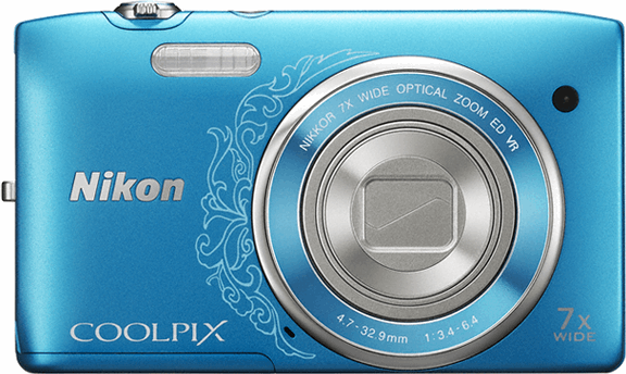Nikon COOLPIX S3500 blauw