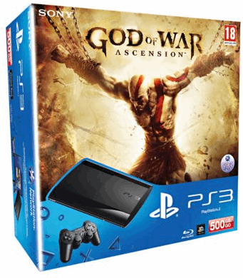 Sony Playstation 3 500GB / zwart / God Of War:Ascension